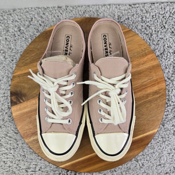 Converse Chuck 70 Mule Stone Mauve Pink Casual Lace Up Comfort Sneaker Womens 9 - Picture 5 of 12